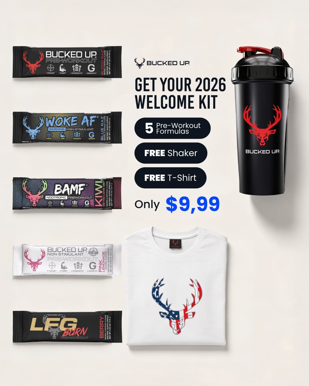 Bucked Up · Offer-First Banner ad