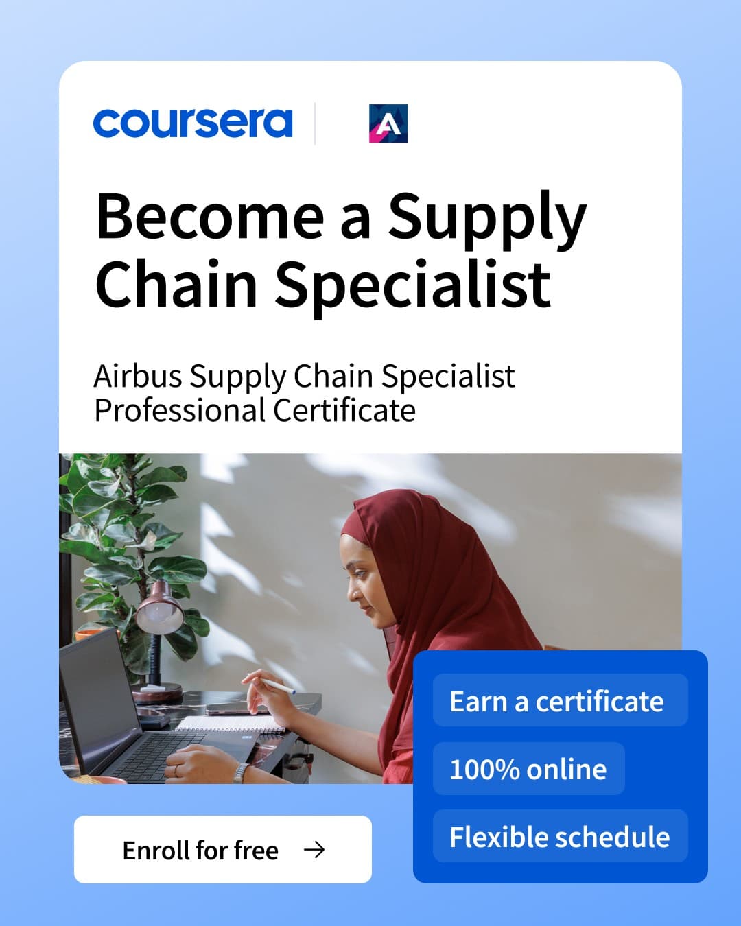 Coursera · Lifestyle Image ad
