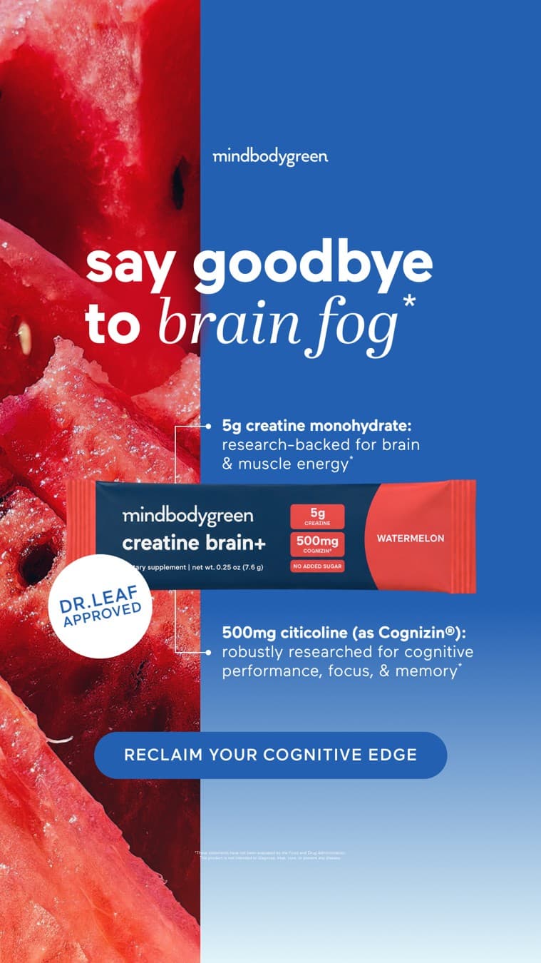 mindbodygreen · Feature Benefit Pointout ad