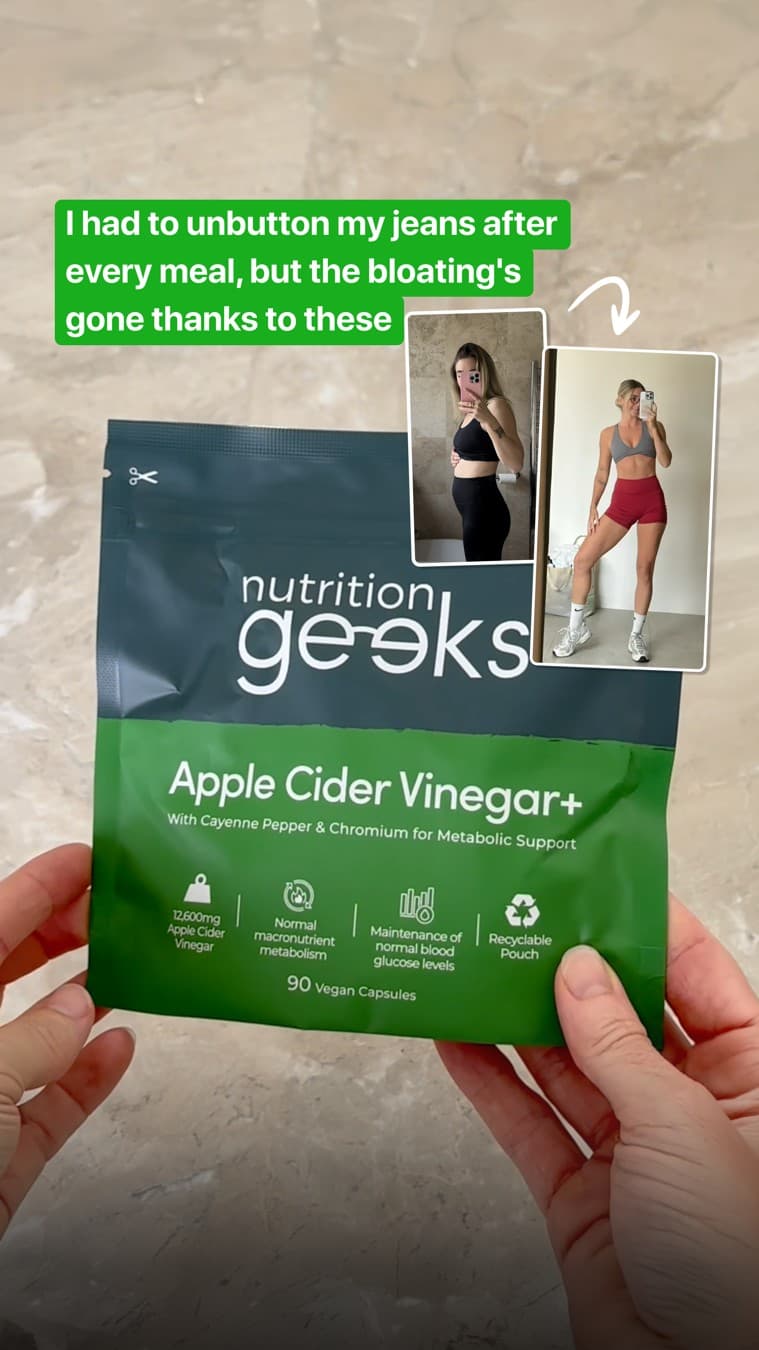 Nutrition Geeks · Before and After ad