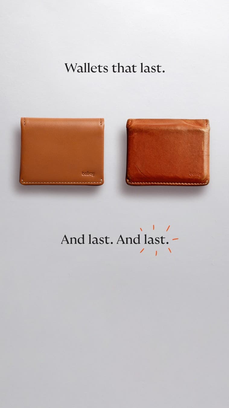 Bellroy · Flatlay ad