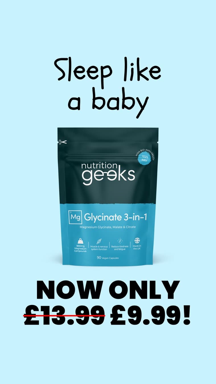 Nutrition Geeks · Offer-First Banner ad