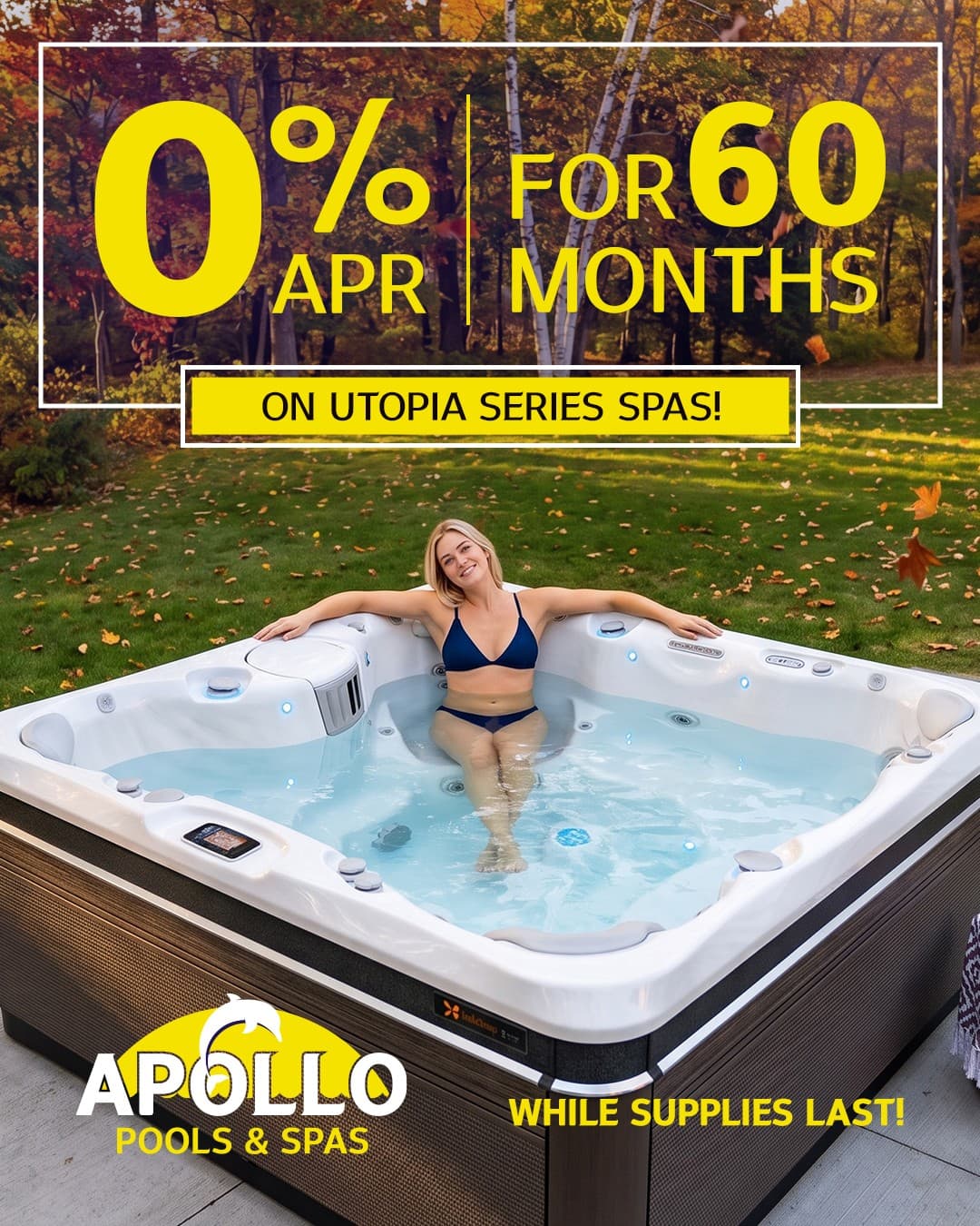 Apollo Pools and Spas · Offer-First Banner ad