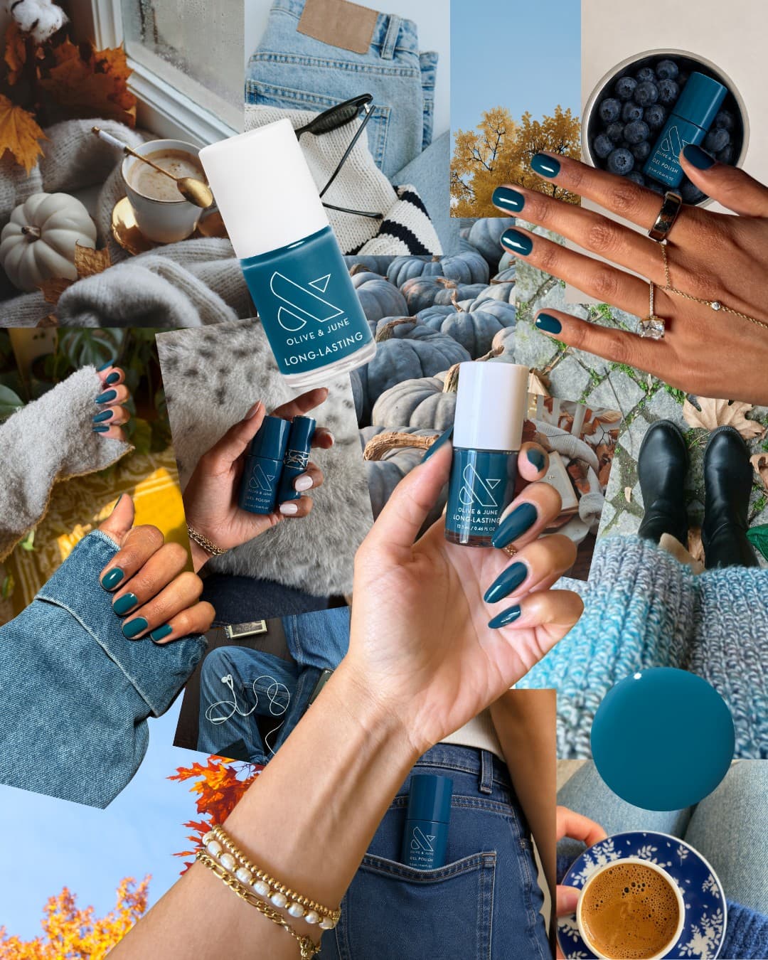 Olive & June · Collage ad