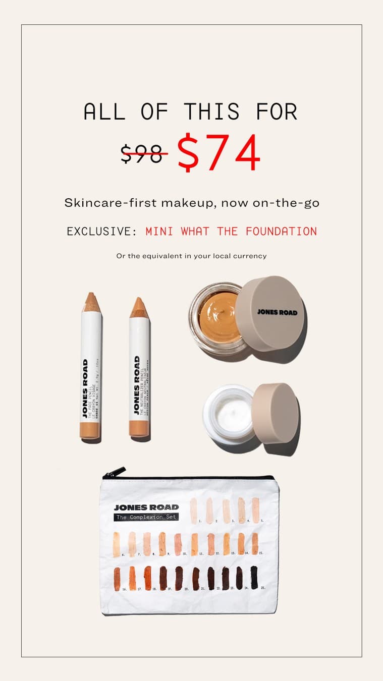Jones Road Beauty · Offer-First Banner ad