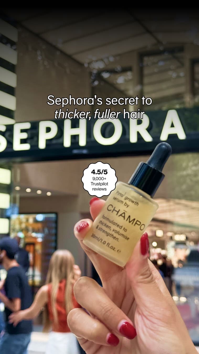 Chāmpo Haircare · UGC Overlay ad