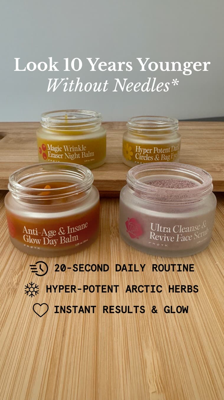 Frøya Organics · Flatlay ad