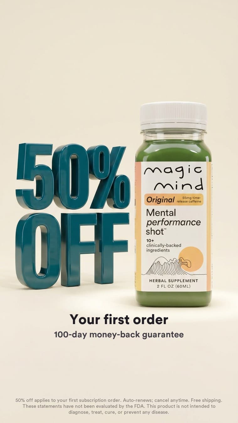 Magic Mind · Offer-First Banner ad