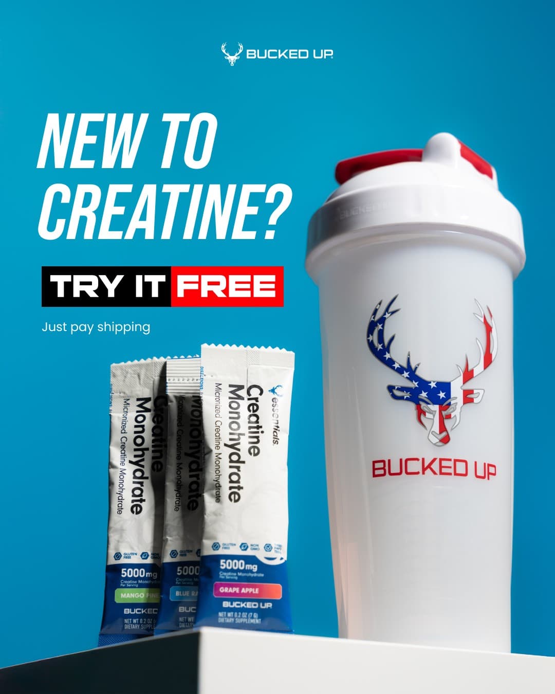 Bucked Up · Offer-First Banner ad