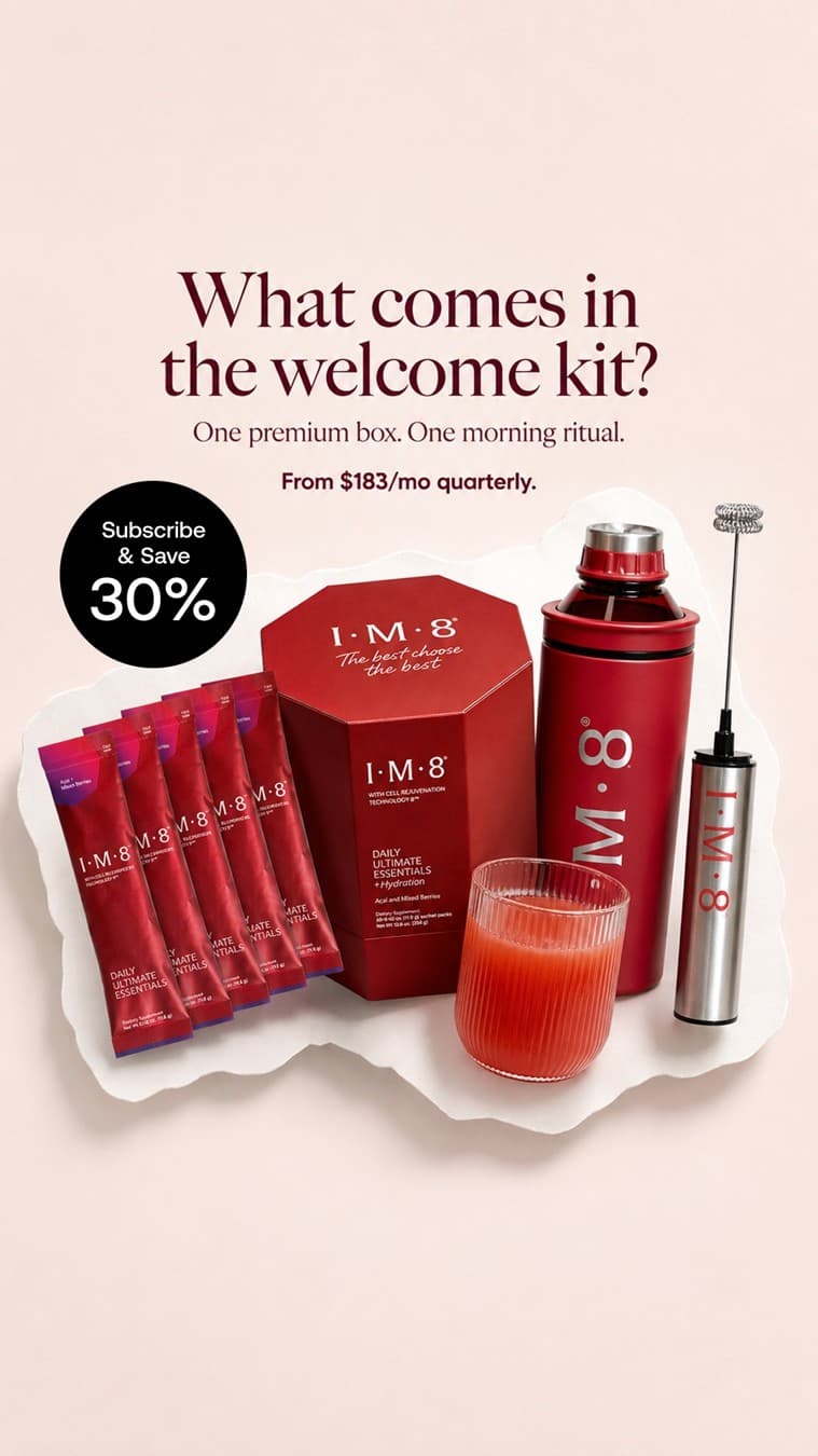 IM8 Health · Flatlay ad
