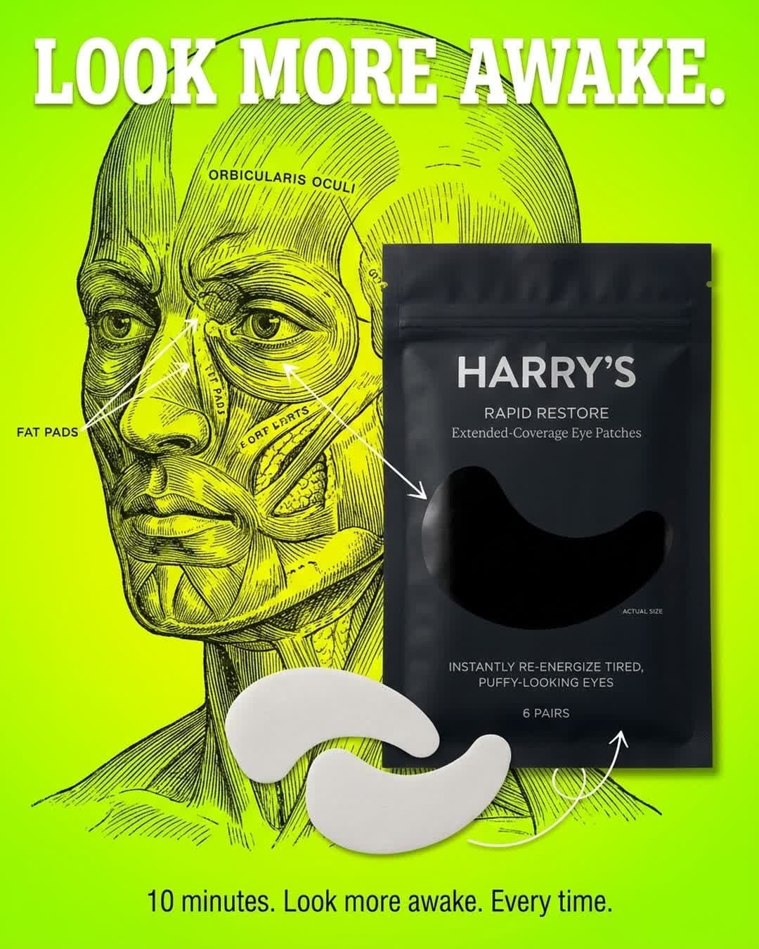 Harry's · Feature Benefit Pointout ad