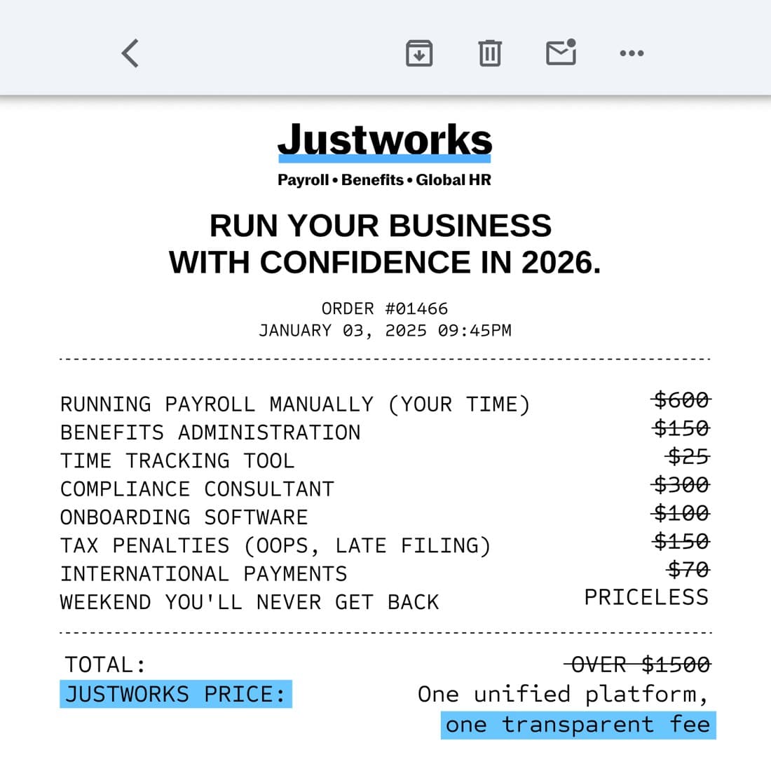 Justworks · Document Mockup ad