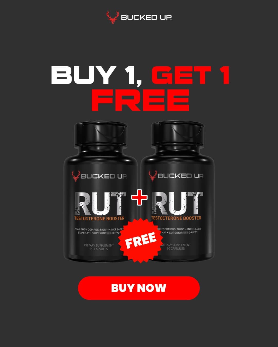 Bucked Up · Offer-First Banner ad
