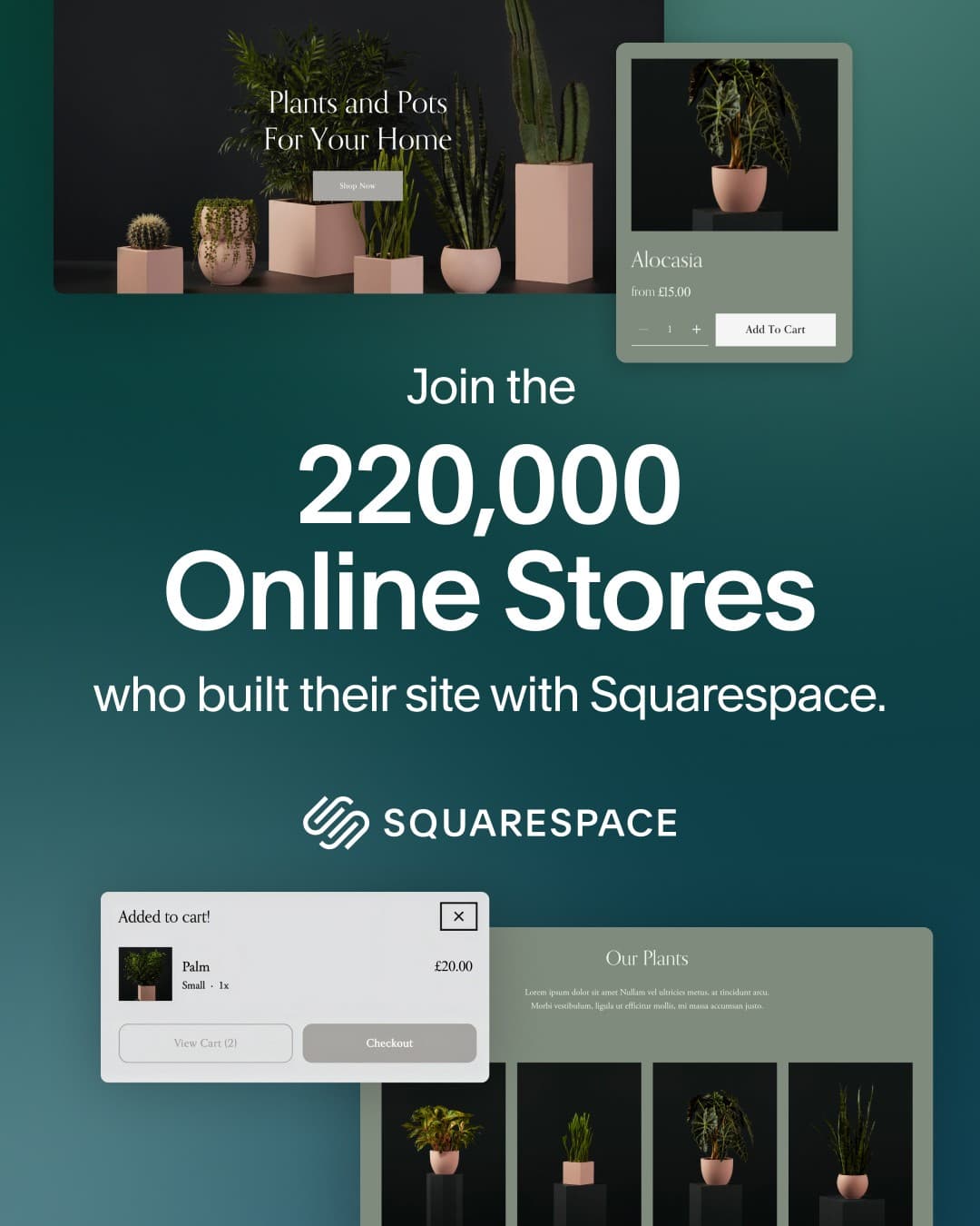 Squarespace · Statistic ad