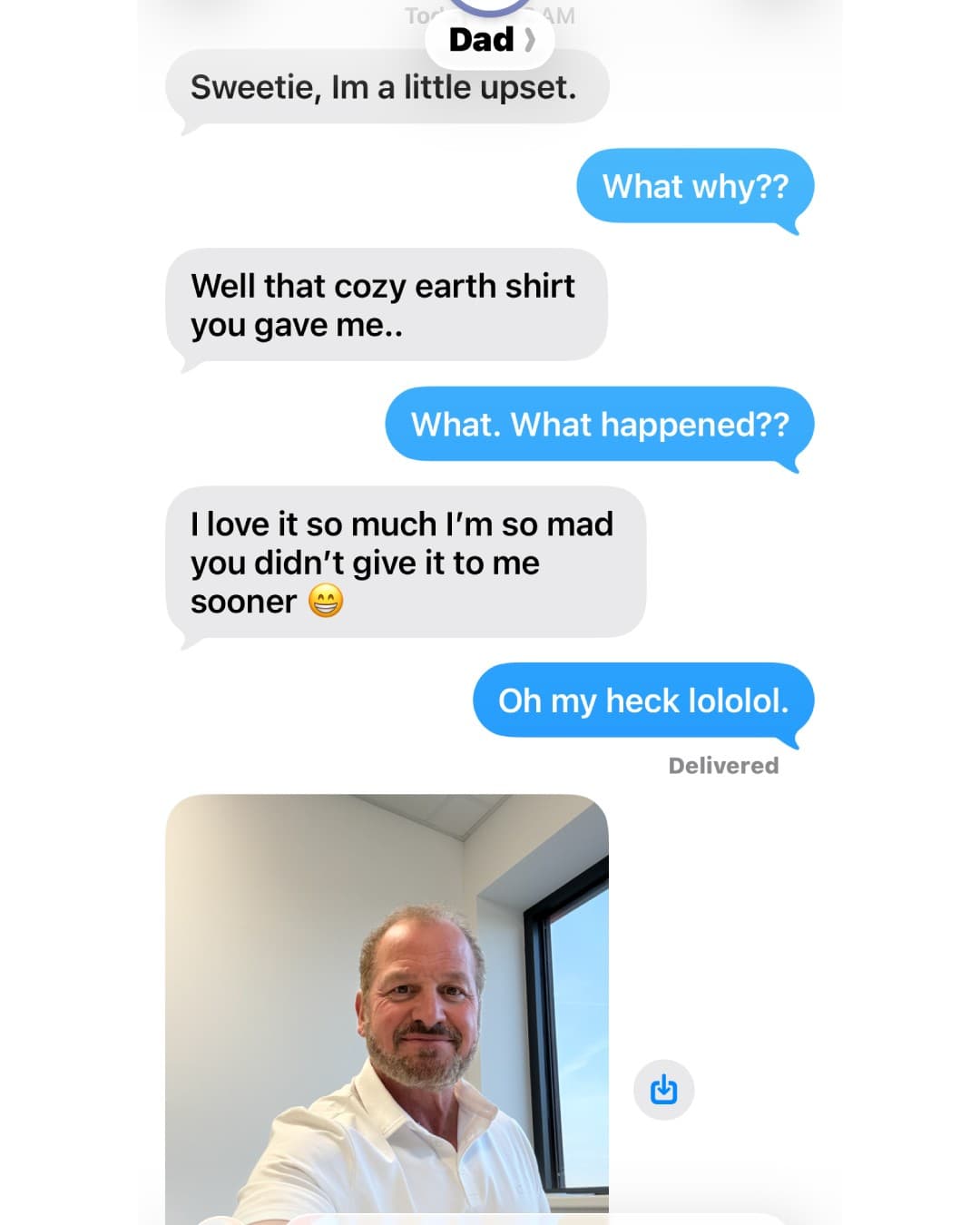 Cozy Earth · Text Message ad