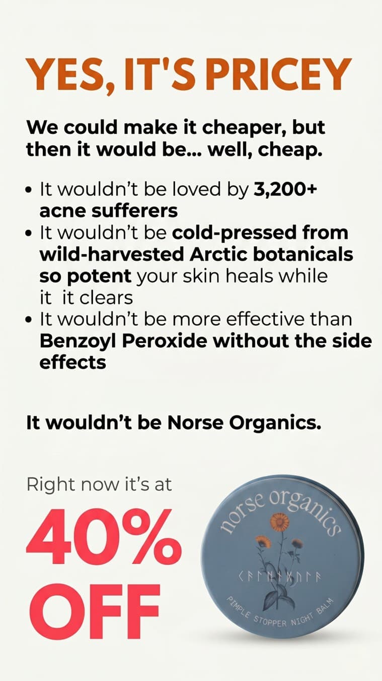 Norse Organics · Offer-First Banner ad