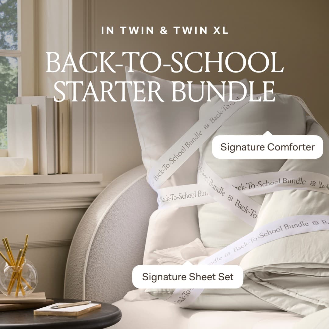 Boll & Branch · Feature Benefit Pointout ad