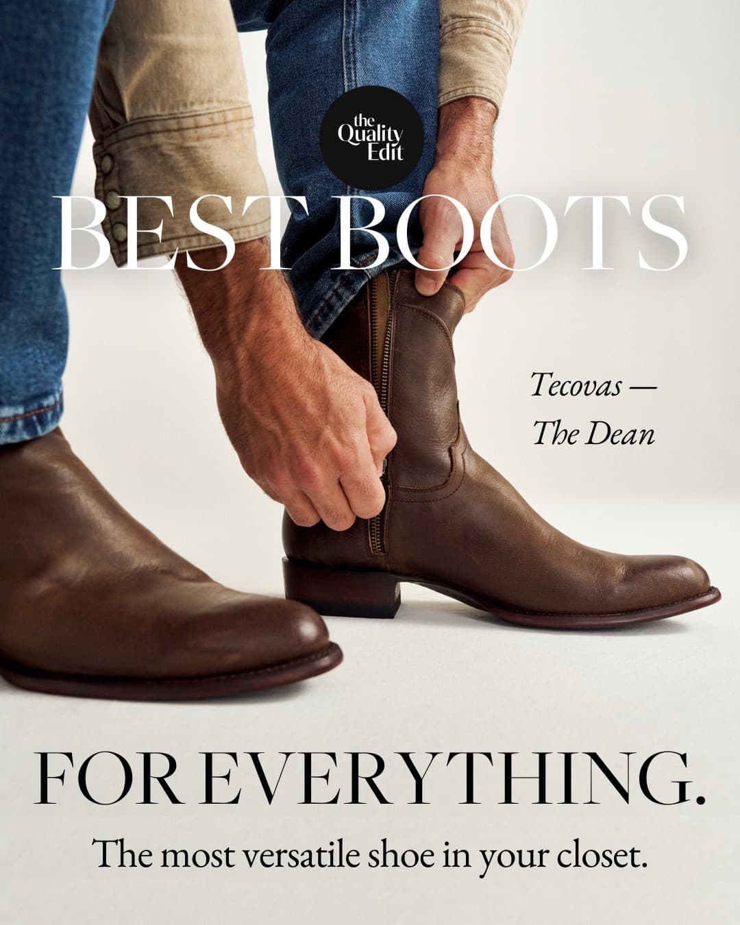 The Quality Edit · Editorial ad