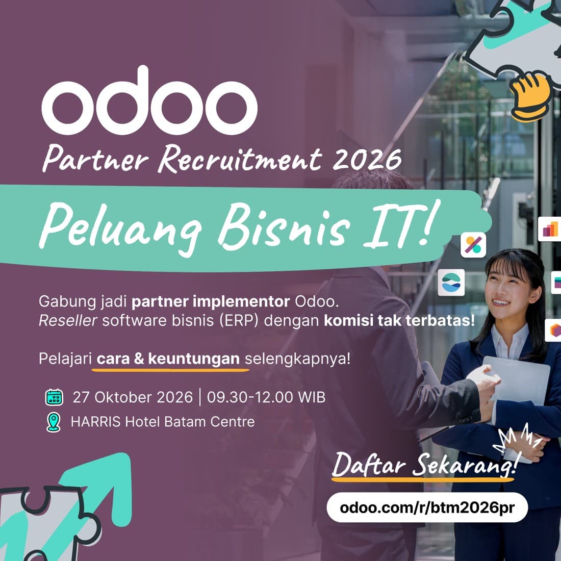 Odoo · Editorial ad