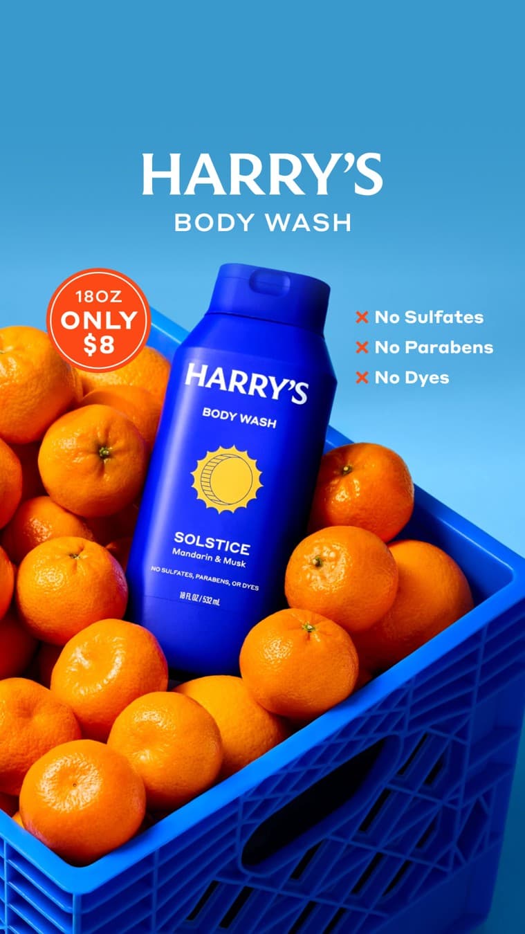 Harry's · Offer-First Banner ad