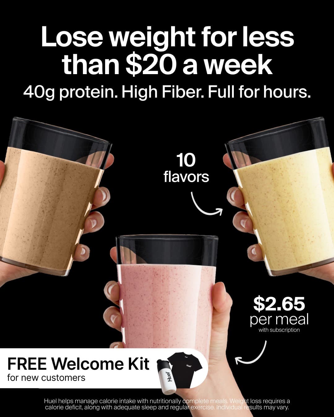 Huel · Offer-First Banner ad