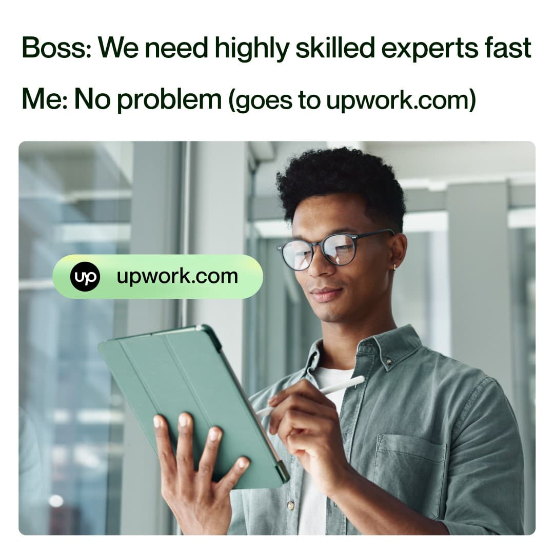 Upwork · Meme ad