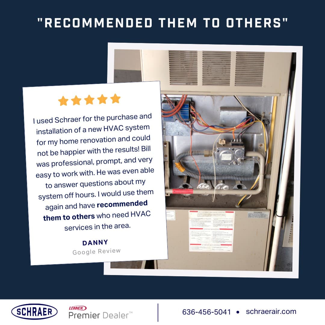 Schraer Heating & Air Conditioning · Review ad