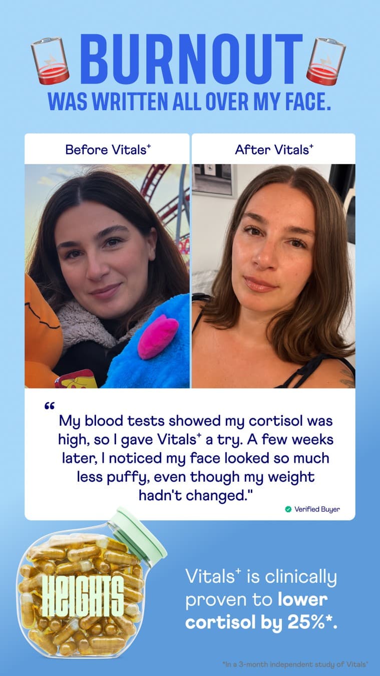 Your Heights · Before and After ad