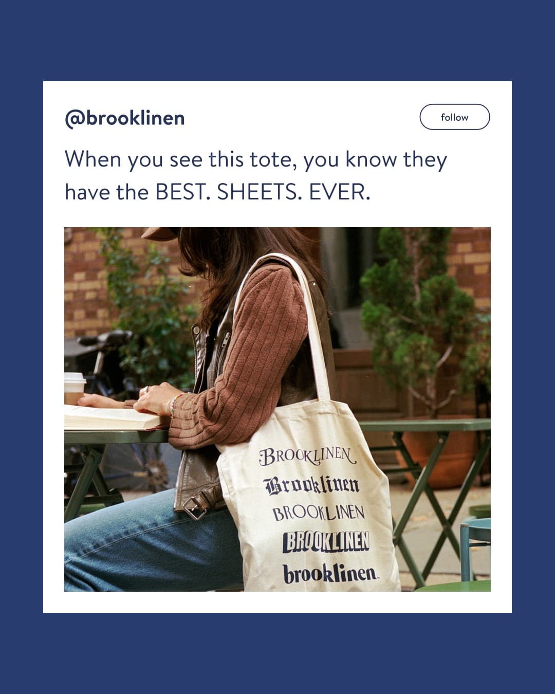 Brooklinen · Social Media Mockup ad