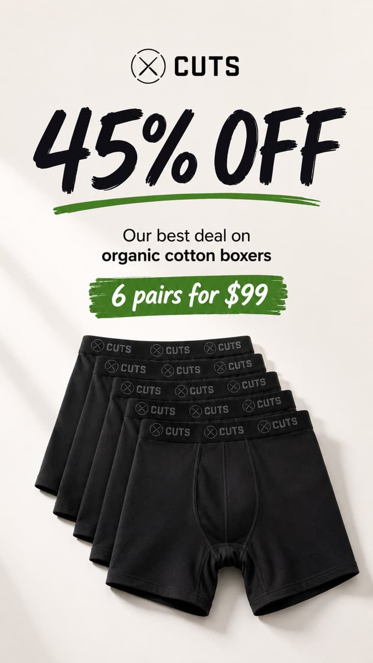 Cuts · Offer-First Banner ad