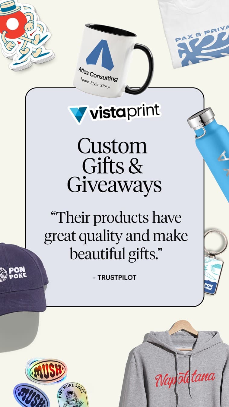 VistaPrint · Collage ad
