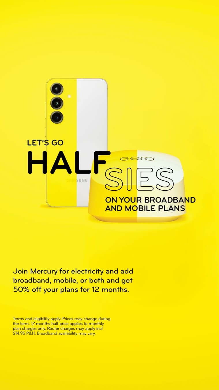 Mercury · Offer-First Banner ad