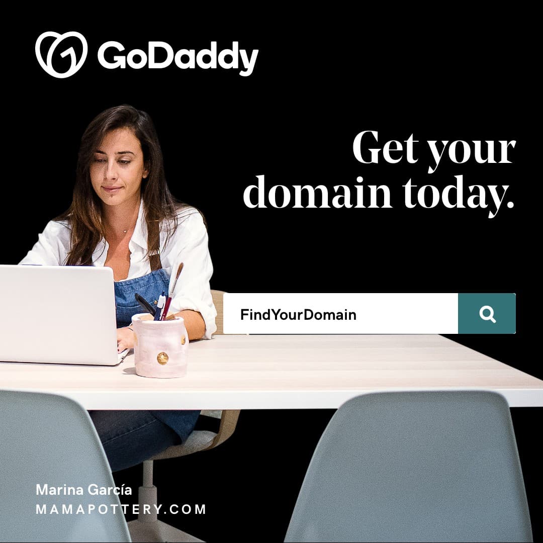 GoDaddy · Native Search ad