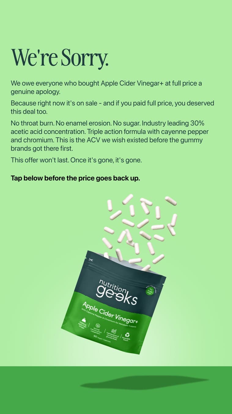Nutrition Geeks · Product Image ad