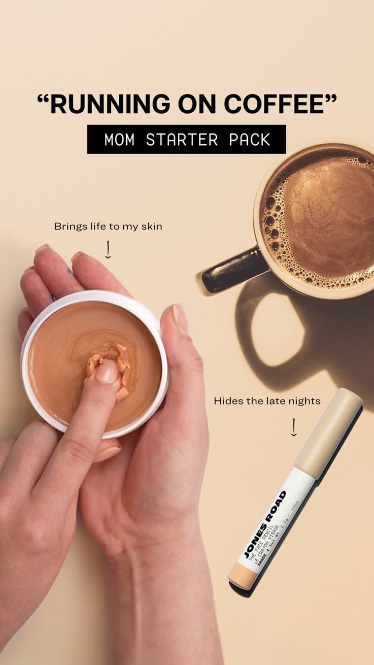 Jones Road Beauty · Feature Benefit Pointout ad