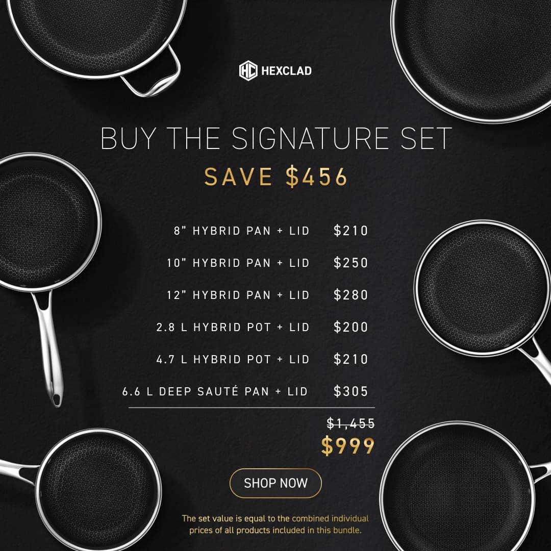 HexClad · Offer-First Banner ad