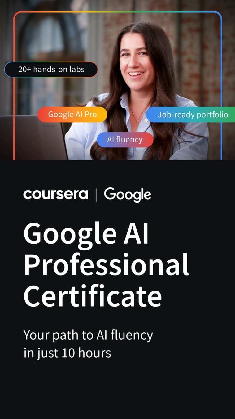 Coursera · Product Image ad