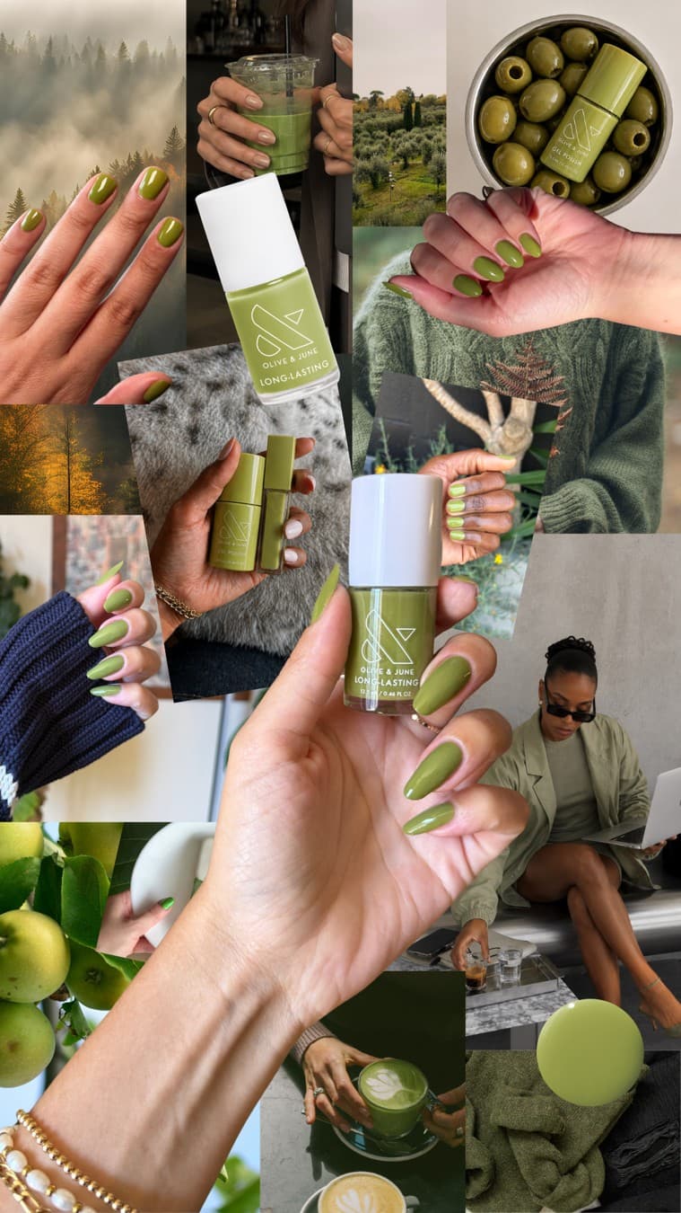 Olive & June · Collage ad