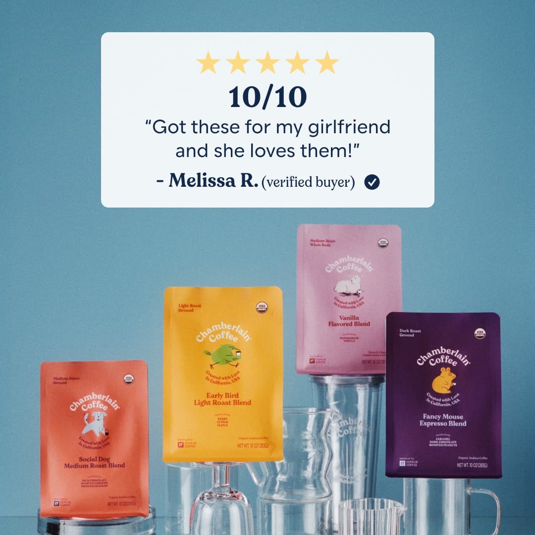 Chamberlain Coffee · Review ad