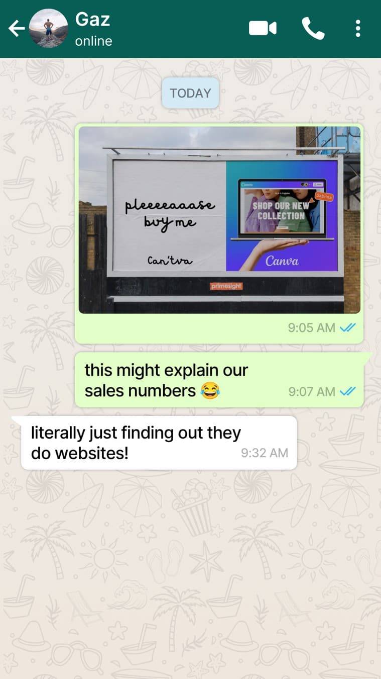 Canva · Sign ad
