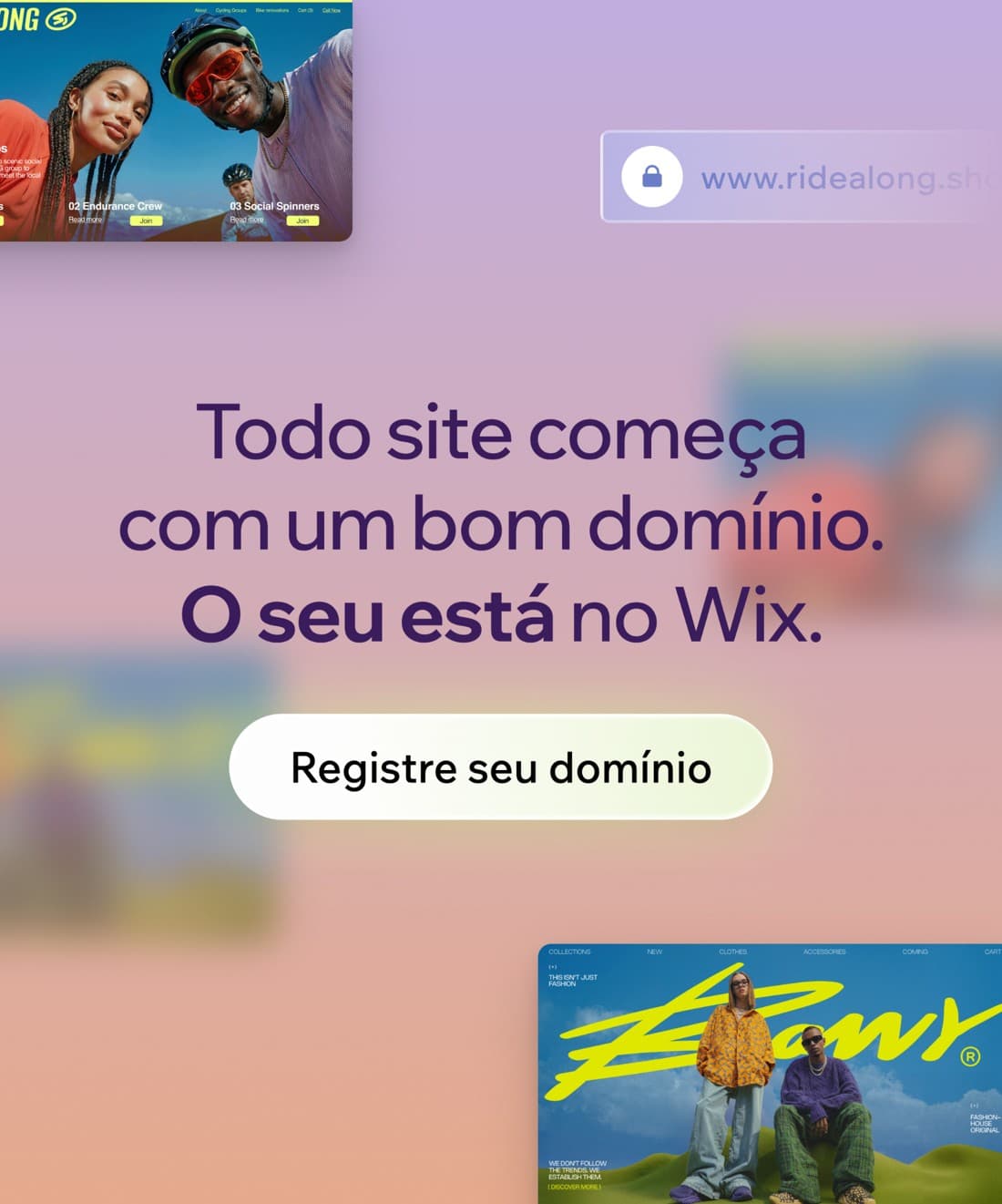 Wix · Collage ad