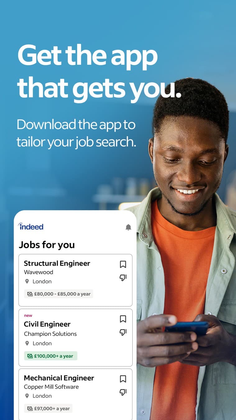 Indeed · Native Search ad