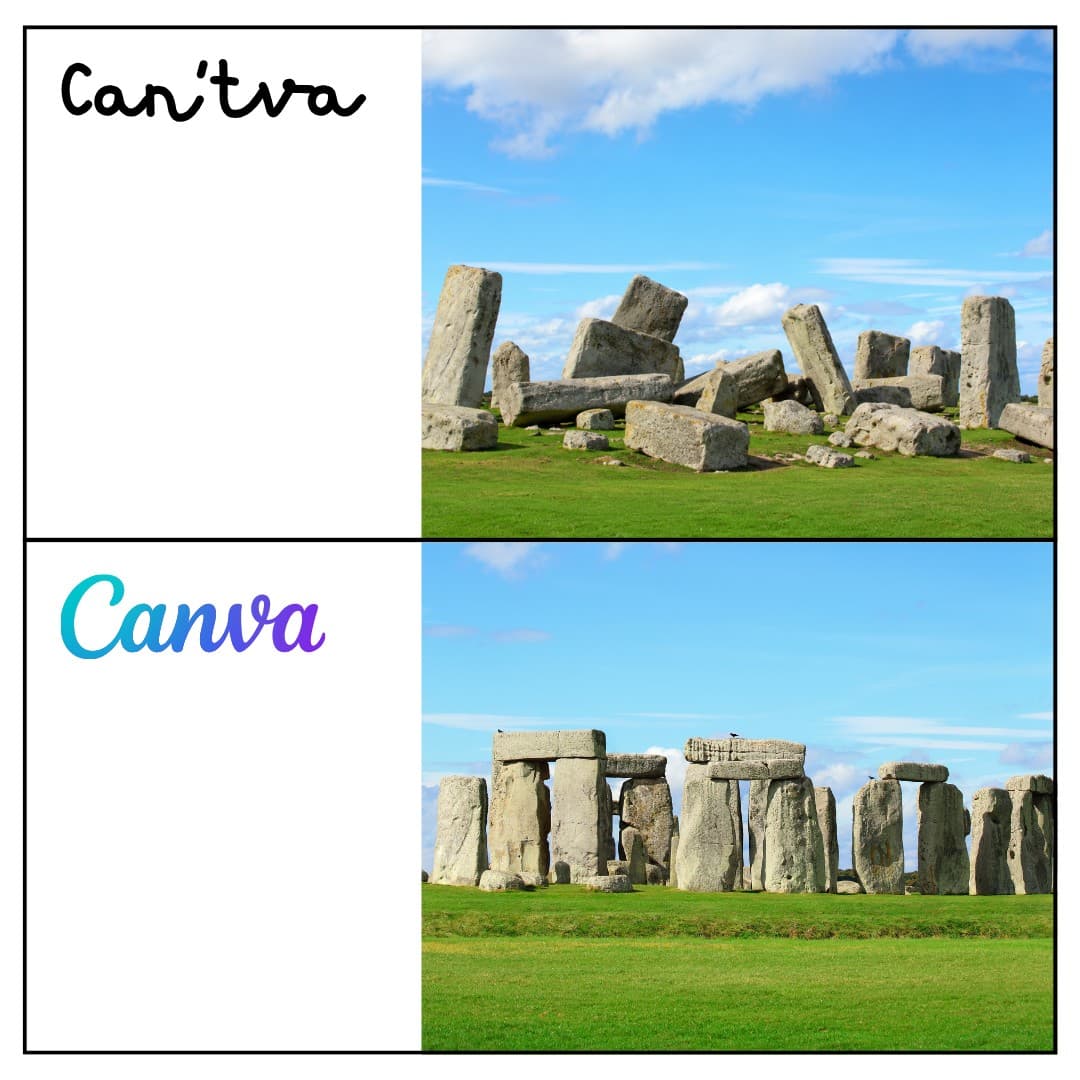 Canva · Before and After ad