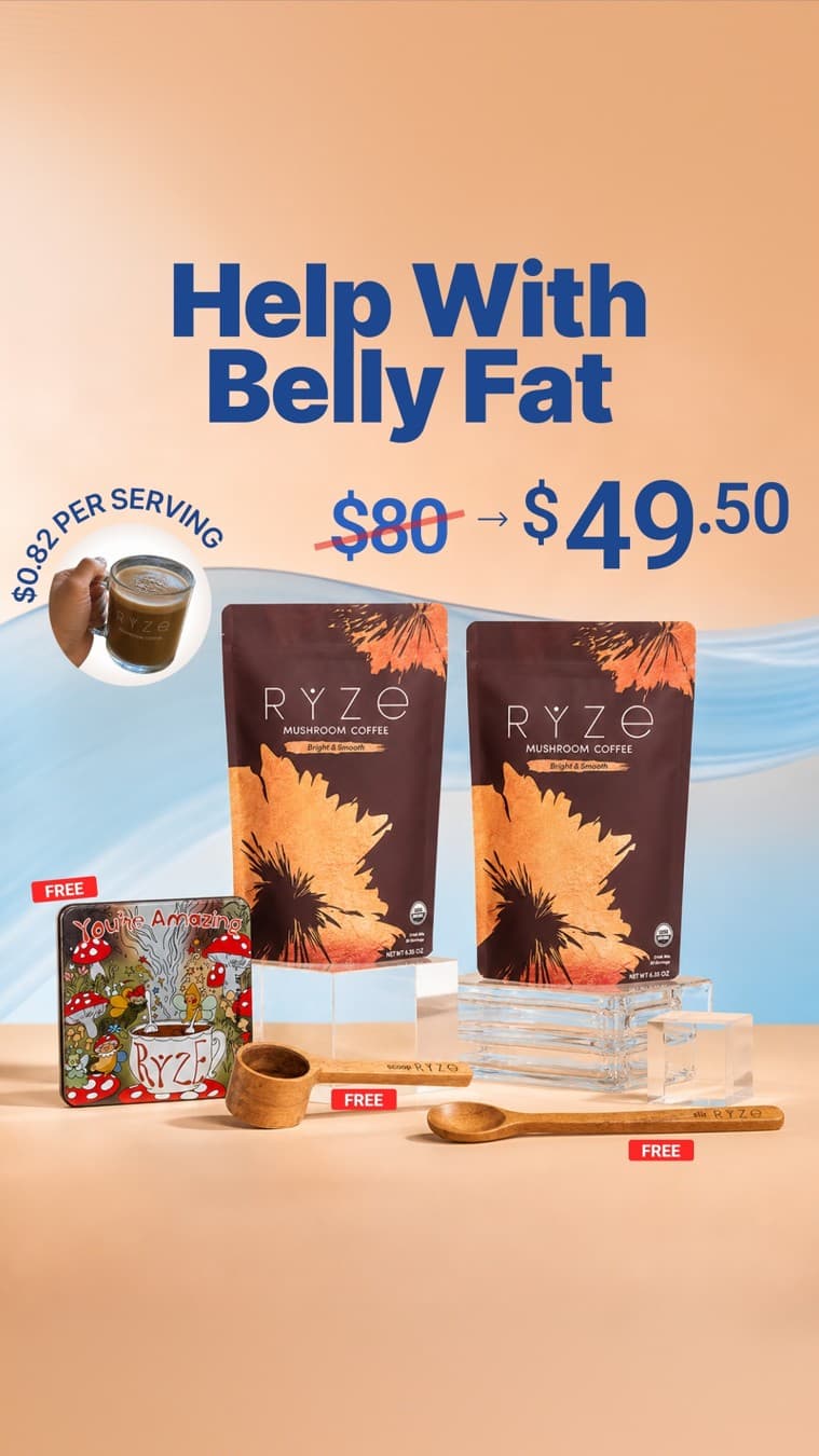 RYZE Superfoods · Offer-First Banner ad