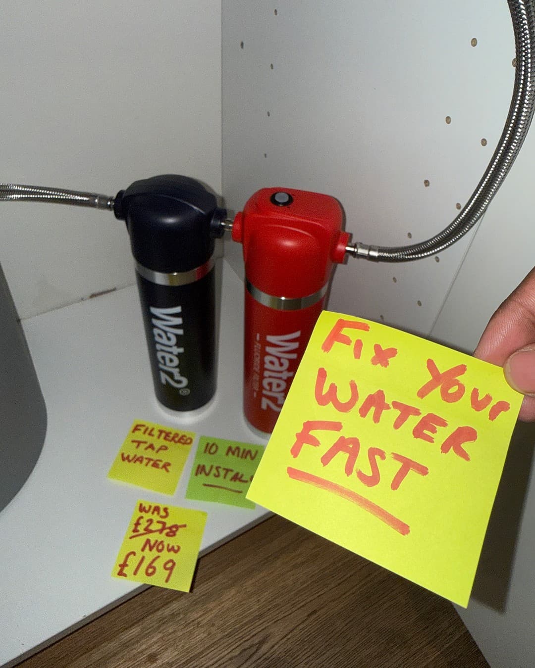 Water2 · Post It ad