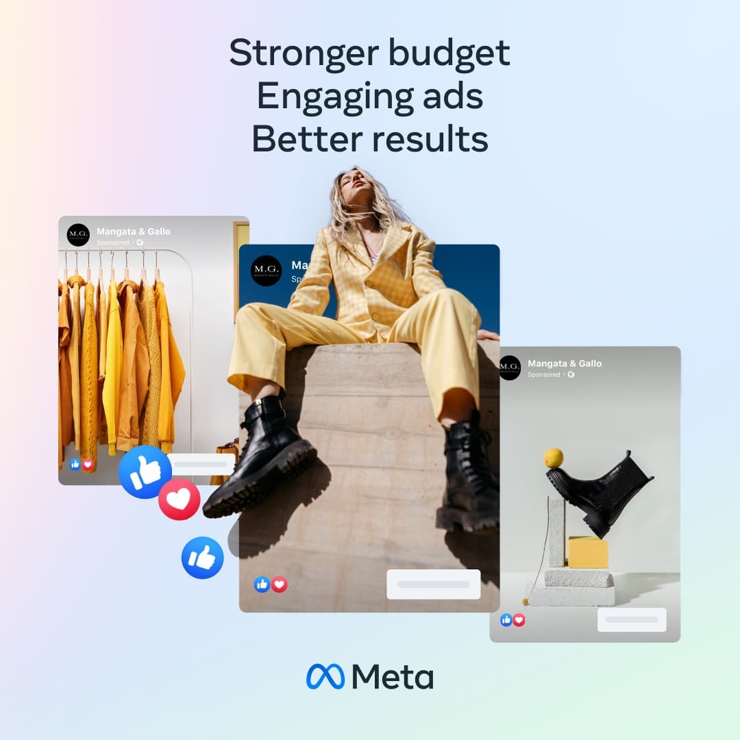 Meta for Business · Social Media Mockup ad