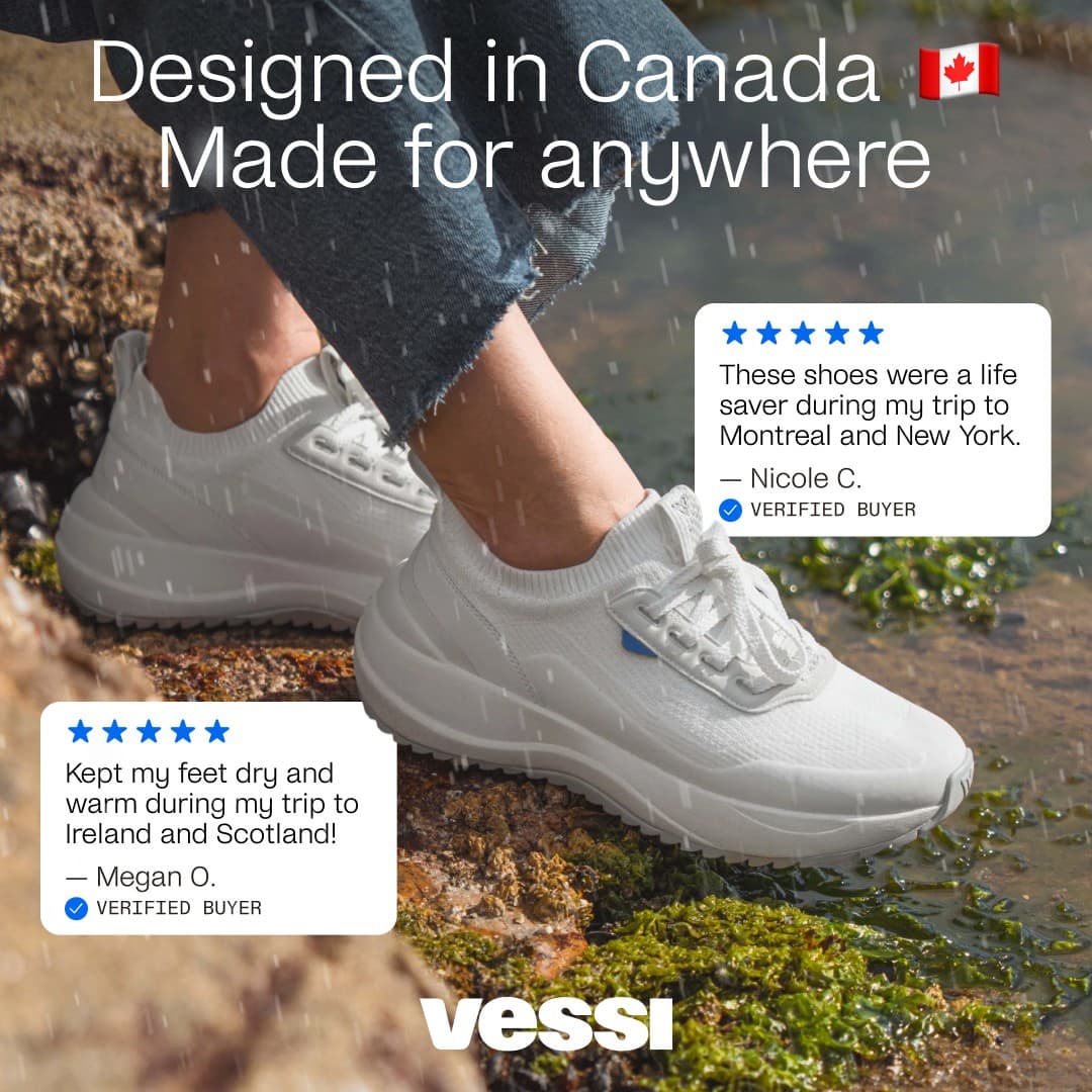 Vessi · Social Proof Mashup ad