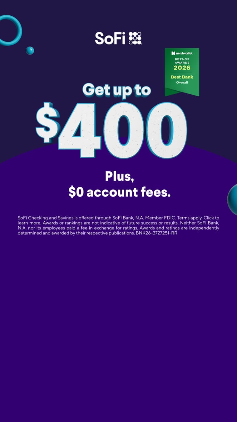 SoFi · Offer-First Banner ad