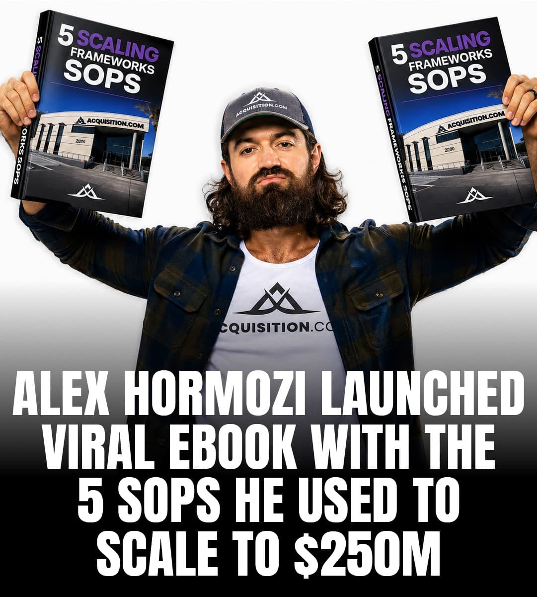 Alex Hormozi · Product Image ad
