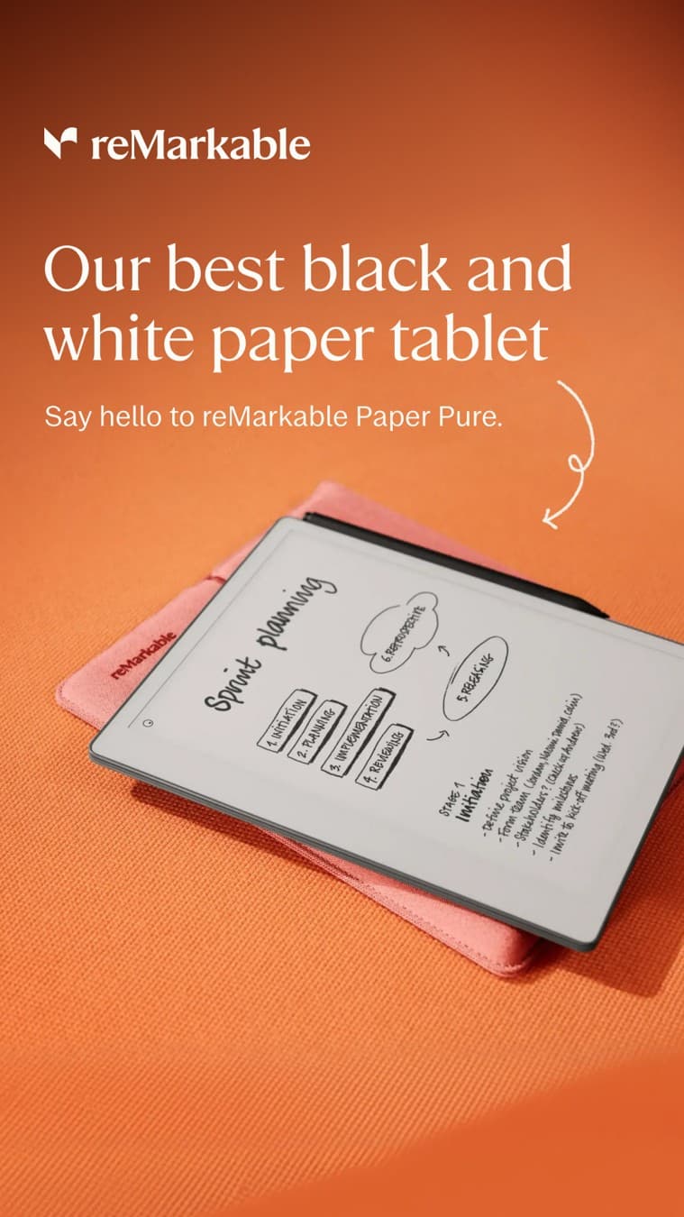 reMarkable · Flatlay ad